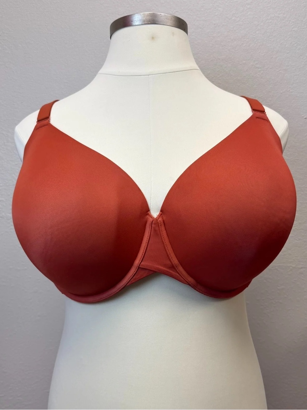 Cacique Dark Orange Lightly Lined Full Coverage Bra - Size 42G